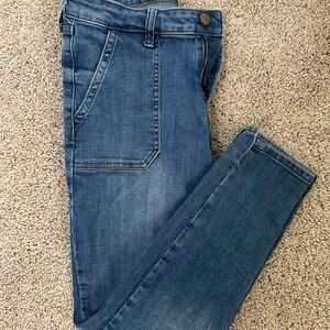 Old Navy Classic Blue Cropped Jeans